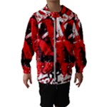 Red Graffiti Kids  Hooded Windbreaker