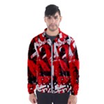 Red Graffiti Men s Windbreaker