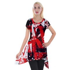Short Sleeve Side Drop Tunic 