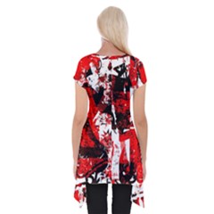 Short Sleeve Side Drop Tunic 