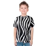 Zebra Pattern Kids  Cotton Tee