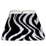 Zebra Pattern Fitted Sheet (King Size)