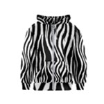 Zebra Pattern Kids  Zipper Hoodie