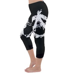 Capri Winter Leggings Back Capri Winter Leggings Back