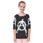 Anarchy Kids  Quarter Sleeve Raglan Tee
