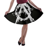 Anarchy A-line Skater Skirt