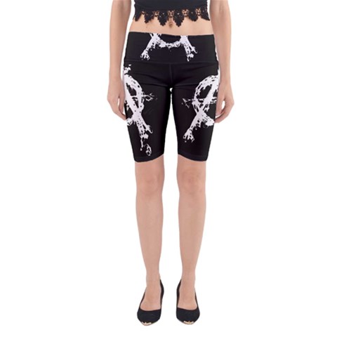 Anarchy Yoga Cropped Leggings from ArtsNow.com