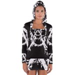 Anarchy Long Sleeve Hooded T-shirt