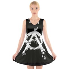 V-Neck Sleeveless Dress 