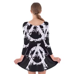 Long Sleeve Velvet Skater Dress 
