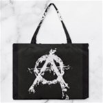 Anarchy Zipper Medium Tote Bag