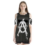 Anarchy Shoulder Cutout Velvet One Piece