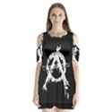 Shoulder Cutout Velvet One Piece 