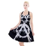 Anarchy Halter Party Swing Dress 