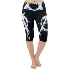 Lightweight Velour Cropped Yoga Leggings 