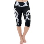 Anarchy Lightweight Velour Cropped Yoga Leggings