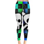 Checker Rainbow Skull Leggings 