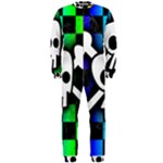Checker Rainbow Skull OnePiece Jumpsuit (Men)