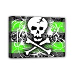 Deathrock Skull Mini Canvas 7  x 5  (Stretched)