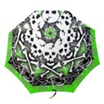 Deathrock Skull Folding Umbrella