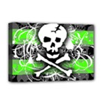 Deathrock Skull Deluxe Canvas 18  x 12  (Stretched)