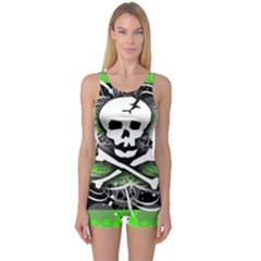 One Piece Boyleg Swimsuit 