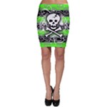 Deathrock Skull Bodycon Skirt