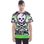 Deathrock Skull Men s Sports Mesh Tee