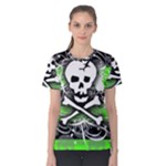 Deathrock Skull Women s Cotton Tee