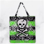 Deathrock Skull Grocery Tote Bag