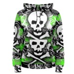 Deathrock Skull Women s Pullover Hoodie