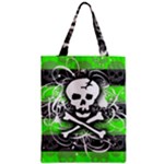 Deathrock Skull Zipper Classic Tote Bag