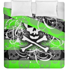 Deathrock Skull Duvet Cover Double Side (King Size) from ArtsNow.com