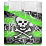 Deathrock Skull Duvet Cover Double Side (California King Size)