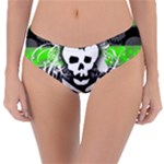 Deathrock Skull Reversible Classic Bikini Bottoms