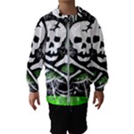 Deathrock Skull Kids  Hooded Windbreaker