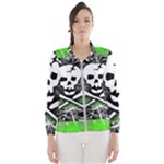 Deathrock Skull Women s Windbreaker