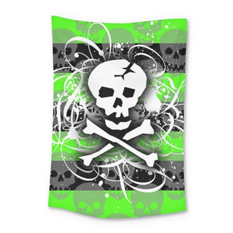 Deathrock Skull Small Tapestry from ArtsNow.com