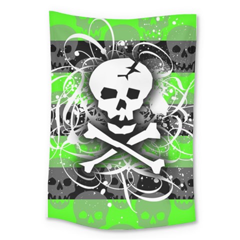 Deathrock Skull Large Tapestry from ArtsNow.com