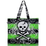 Deathrock Skull Canvas Travel Bag