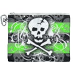 Deathrock Skull Canvas Cosmetic Bag (XXL)