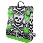 Deathrock Skull Flap Top Backpack