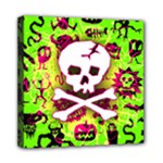 Deathrock Skull & Crossbones Mini Canvas 8  x 8  (Stretched)