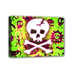 Deathrock Skull & Crossbones Mini Canvas 7  x 5  (Stretched)