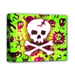 Deathrock Skull & Crossbones Deluxe Canvas 14  x 11  (Stretched)