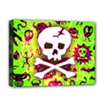 Deathrock Skull & Crossbones Deluxe Canvas 16  x 12  (Stretched) 