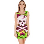 Deathrock Skull & Crossbones Bodycon Dress