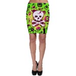 Deathrock Skull & Crossbones Bodycon Skirt