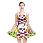 Deathrock Skull & Crossbones Reversible Skater Dress