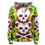 Deathrock Skull & Crossbones Women s Pullover Hoodie